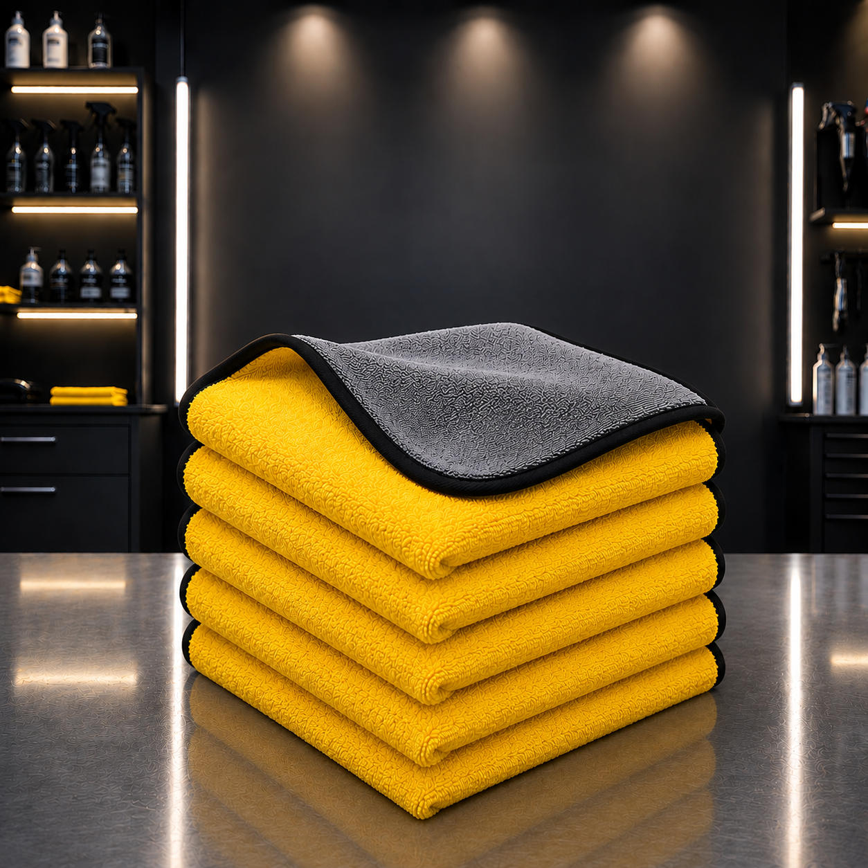 Premium Microfiber Towels – 400 GSM (Pack of 5)