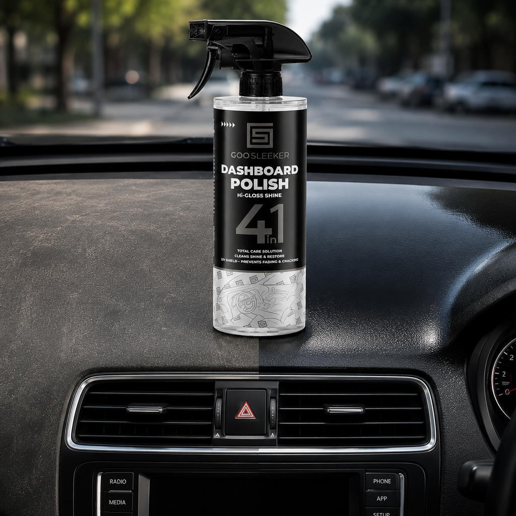 Dashboard Polish 473ml – 4-in-1 Hi-Gloss Interior Cleaner, Restorer & UV Protectant