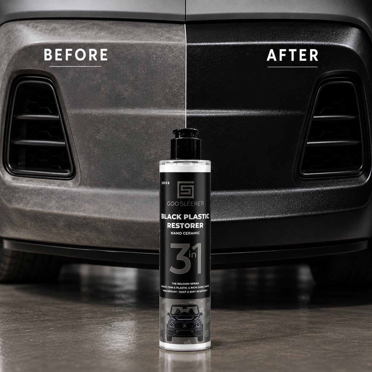 Black Plastic Restorer – Nano Ceramic Trim & Plastic Coating