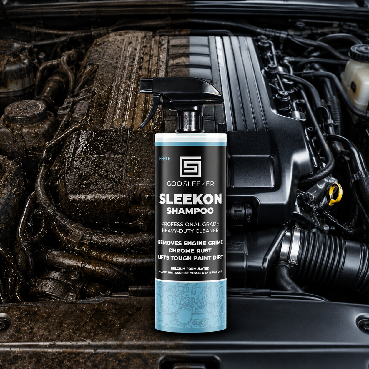 Sleekon Shampoo – Professional Engine & Surface Cleaner