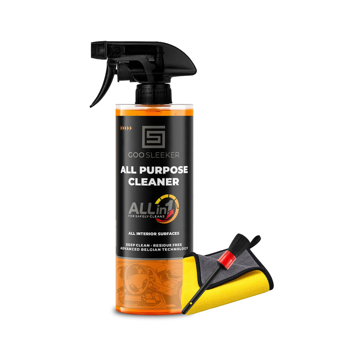 All Purpose Cleaner with Microfiber Towel & Detailing Brush