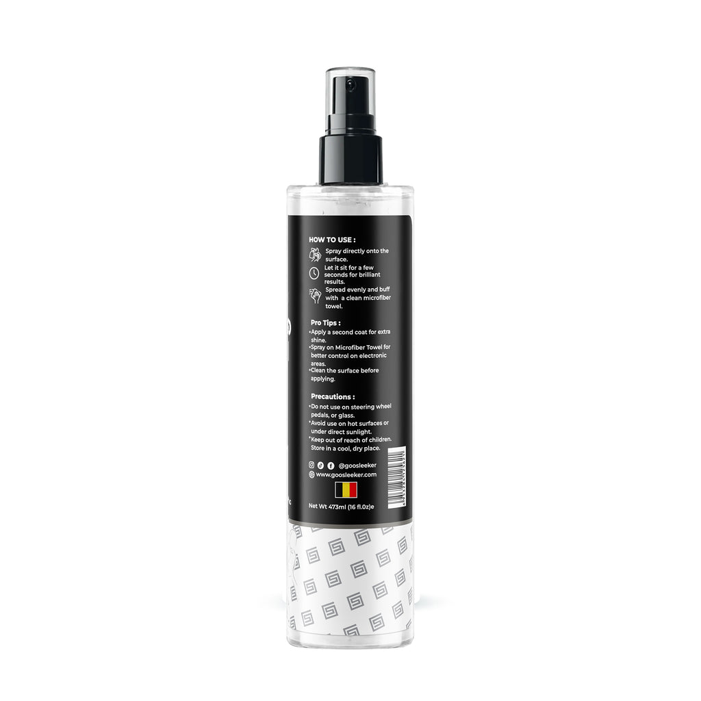 Dashboard Polish 245ml – 4-in-1 Hi-Gloss Interior Cleaner, Restorer & UV Protectant