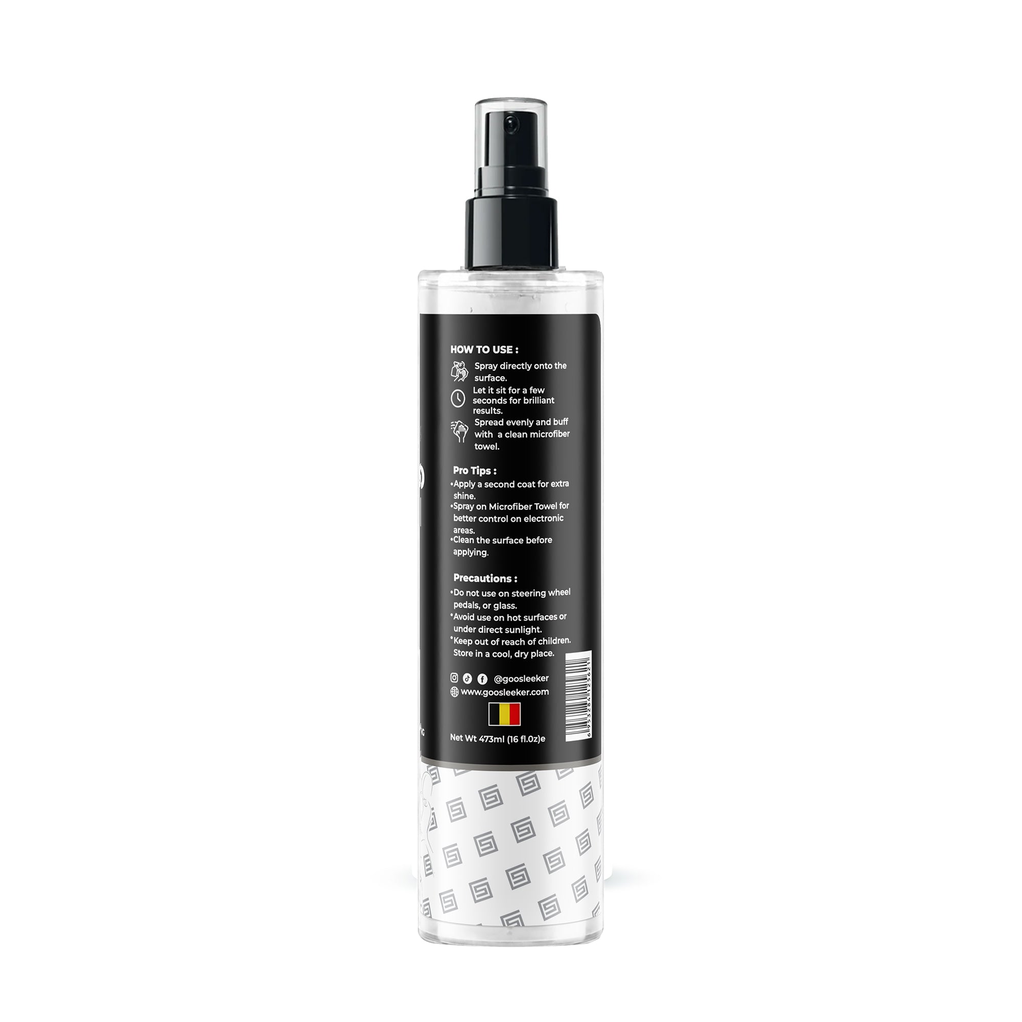 Dashboard Polish 245ml – 4-in-1 Hi-Gloss Interior Cleaner, Restorer & UV Protectant