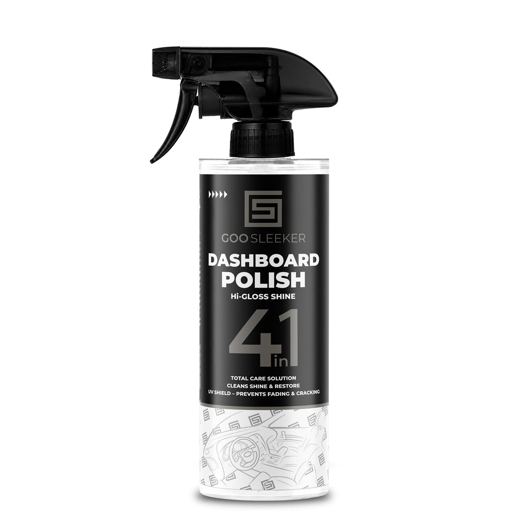 Dashboard Polish 473ml – 4-in-1 Hi-Gloss Interior Cleaner, Restorer & UV Protectant