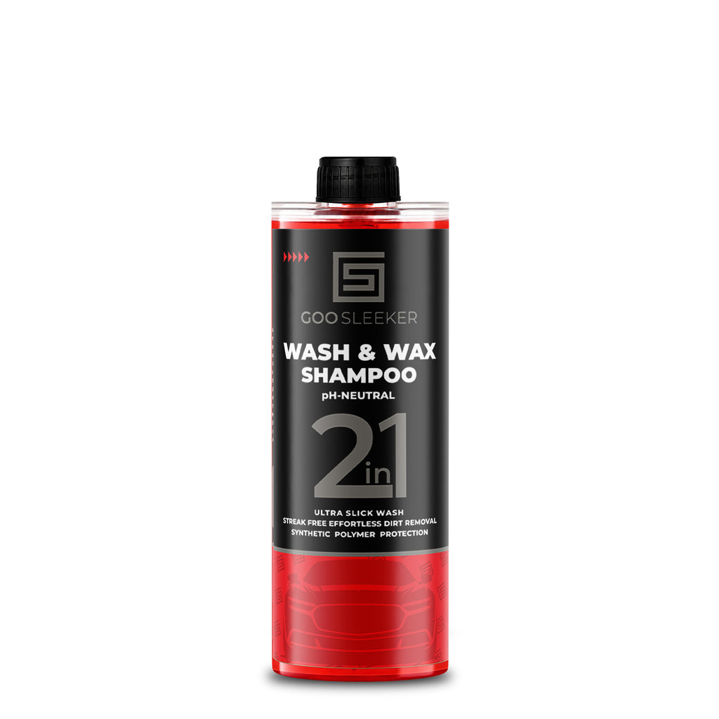 Wash & Wax Shampoo – pH-Neutral 2-in-1 Car Wash